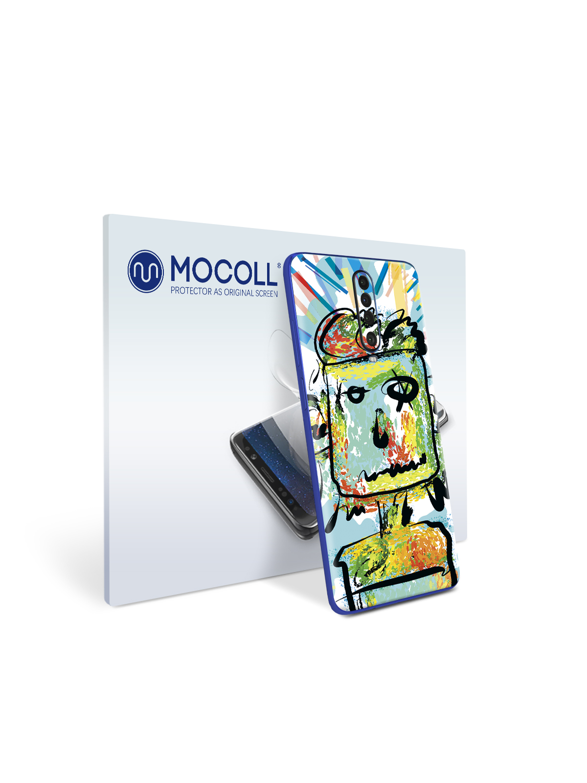 

Пленка защитная MOCOLL для задней панели Xiaomi Poco X2 Рисунок портрет
