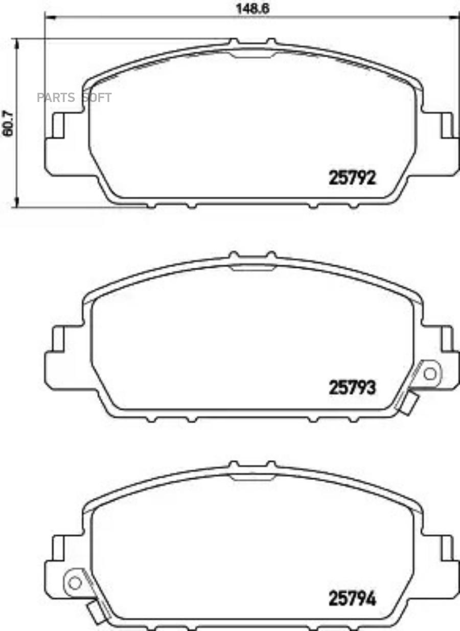 

Тормозные колодки NISSHINBO np8026