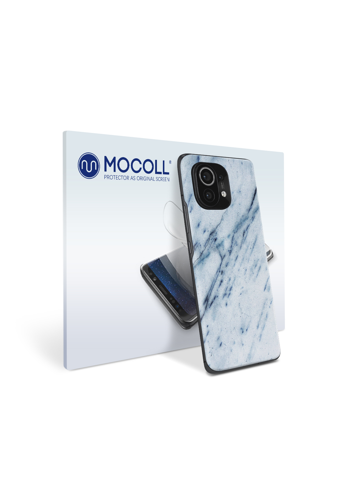 

Пленка защитная MOCOLL для задней панели Xiaomi Mi 11 Мрамор