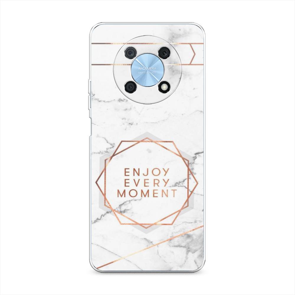 

Чехол Awog на Huawei Nova Y90 "Enjoy every moment мрамор", Разноцветный
