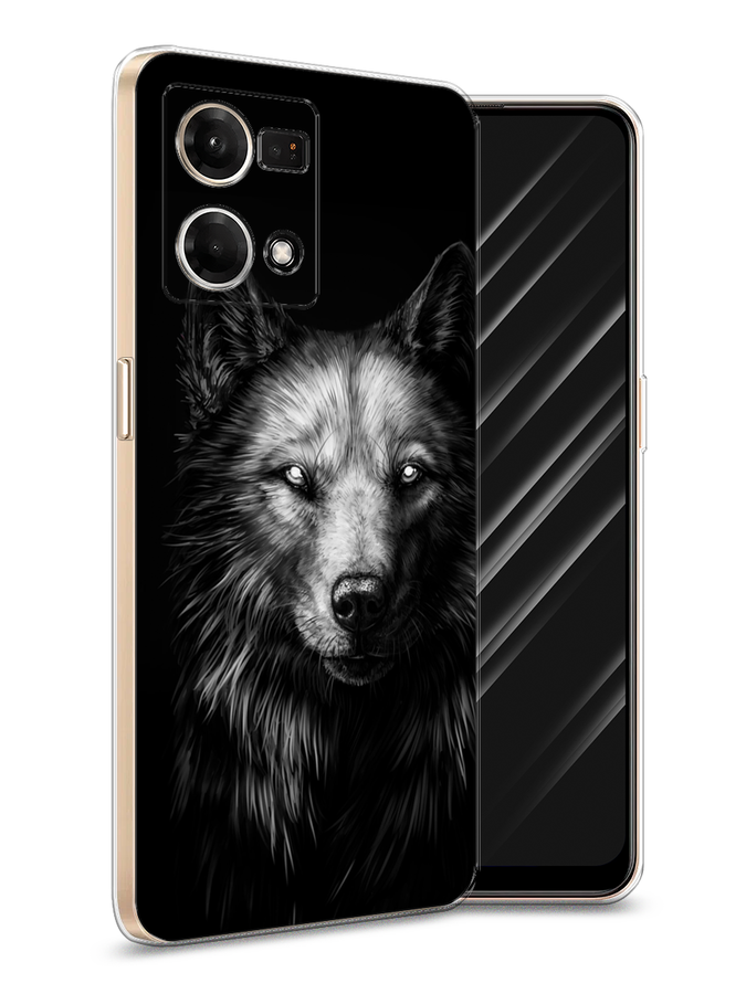 

Чехол Awog на Oppo Reno 7 4G/8 4G "Mona Lisa sucking lollipop", Разноцветный