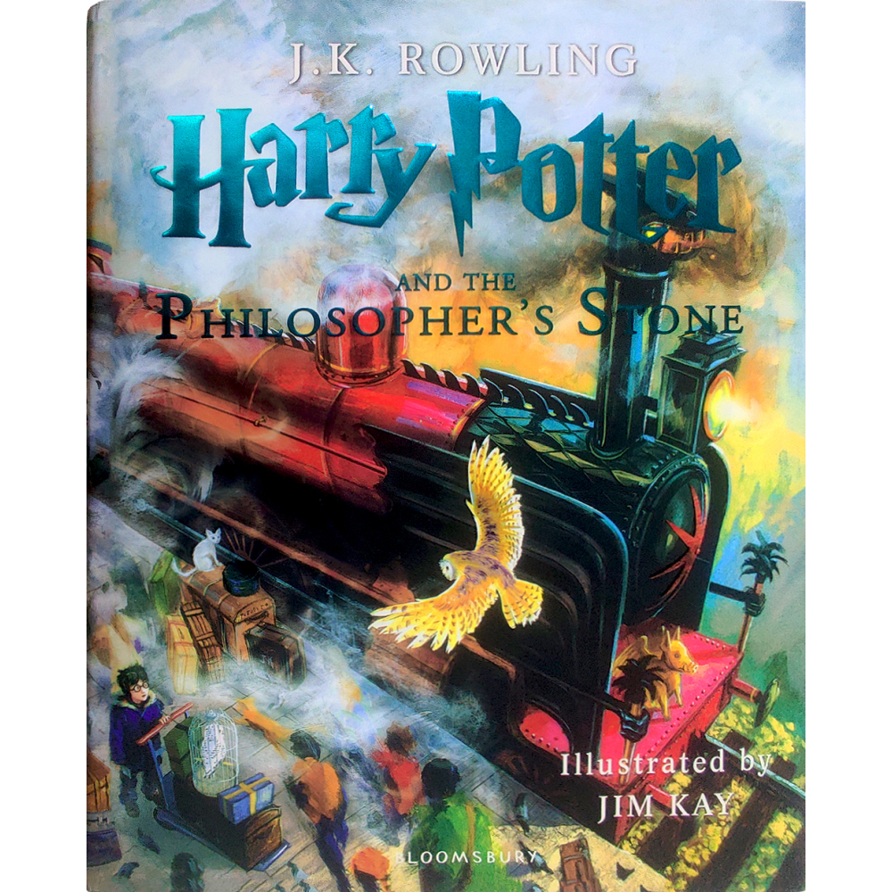 фото Книга harry potter and the philosopher's stone (illustrated ed) - paperback bloomsbury publishing