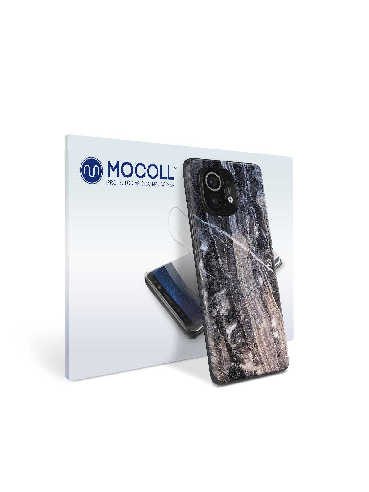 

Пленка защитная MOCOLL для задней панели Xiaomi Mi 11Pro Камень Серый