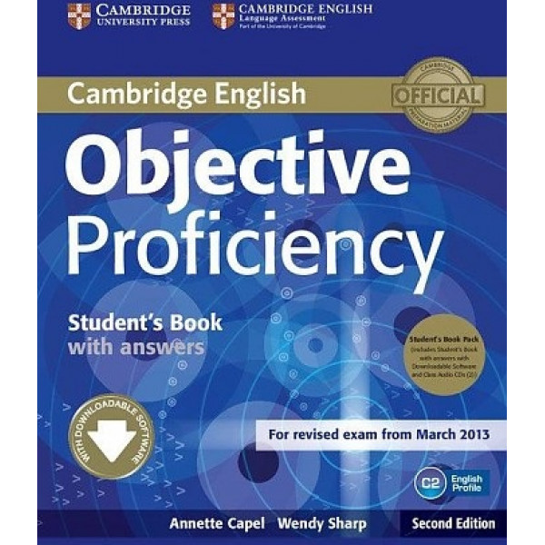 фото Книга objective proficiency. student's book with answers with downloadable software and.. cambridge university press