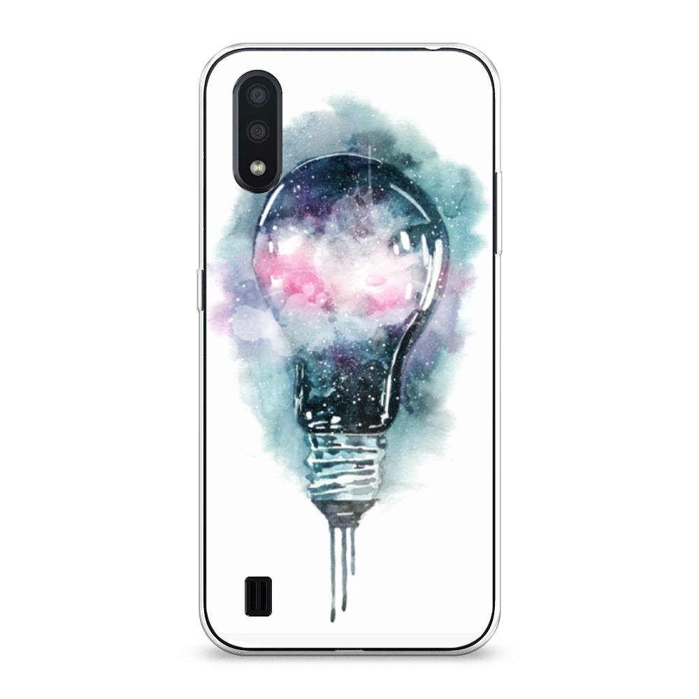 

Чехол для Samsung Galaxy A01 "Волшебная лампа", Белый;серый, 29550-4