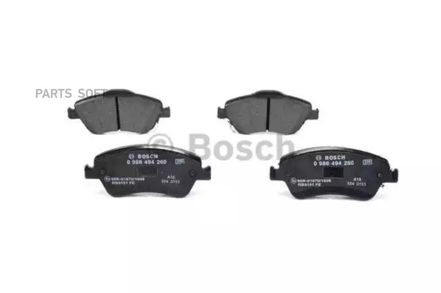 

Тормозные колодки Bosch передние 986494260
