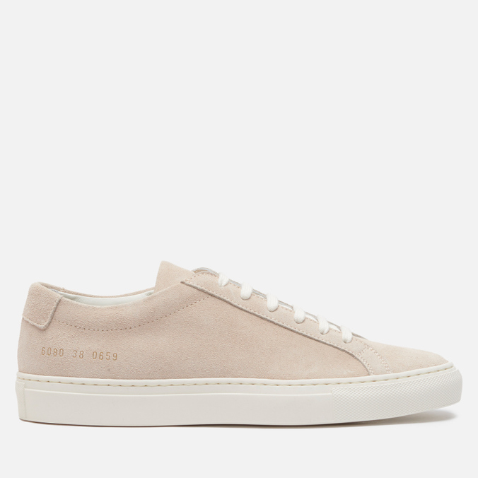 

Кеды женские Common Projects Achilles Low Suede бежевые 37 EU, Achilles Low Suede