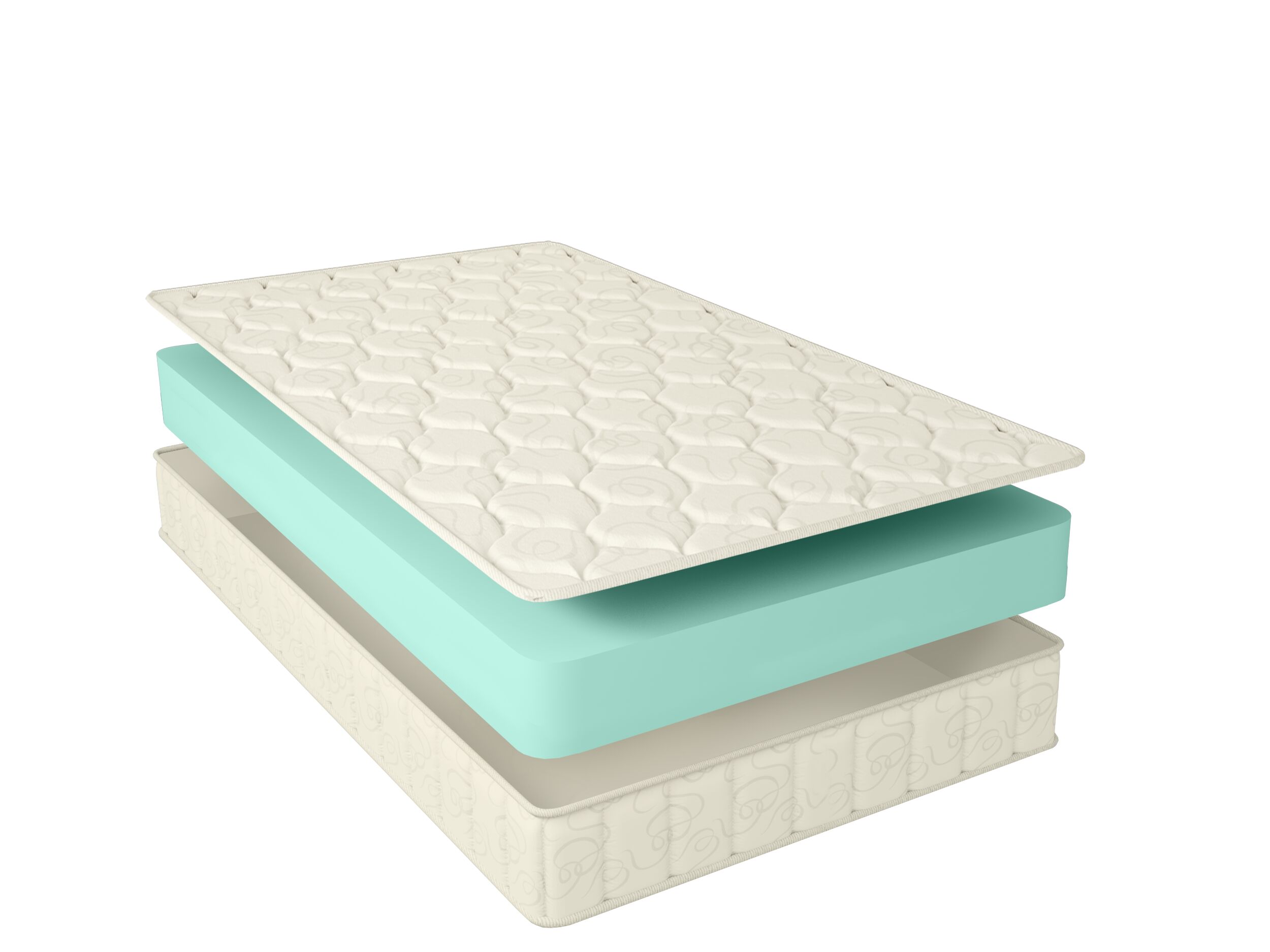 

Матрас Benartti Roll Standart 170х200, Бежевый;белый;серый;серебристый, Roll Standart