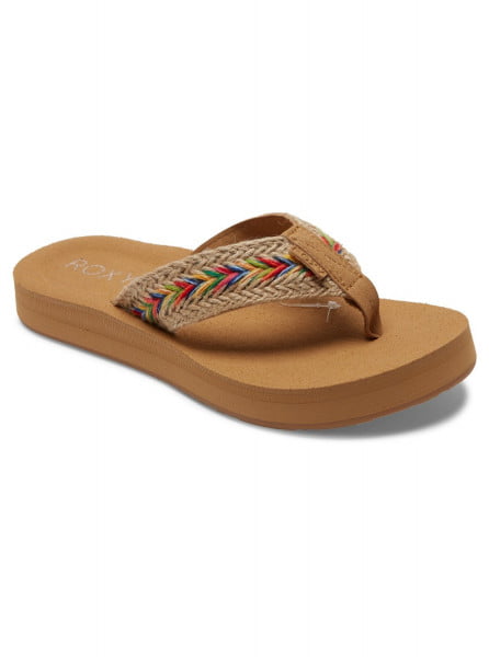 

Вьетнамки женские Roxy ARJL101005 коричневые 8.5 US, ARJL101005