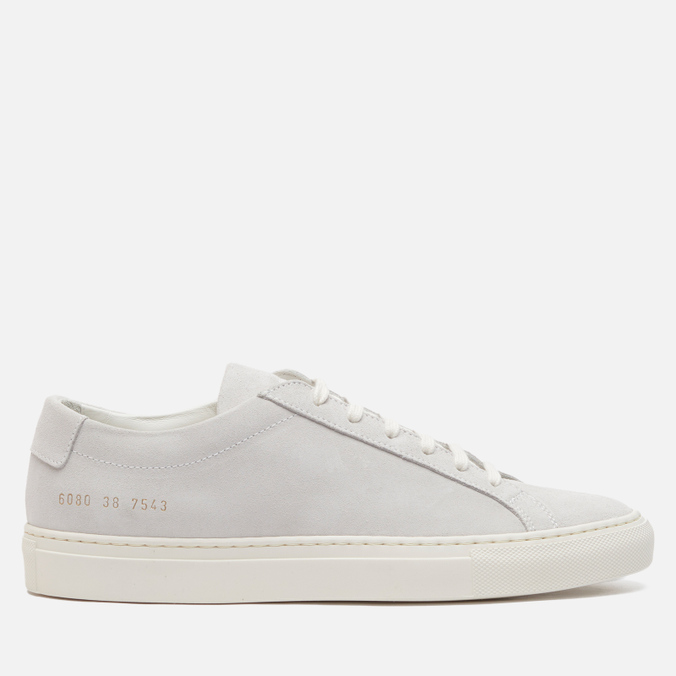 фото Кеды женские common projects achilles low suede серые 36 eu