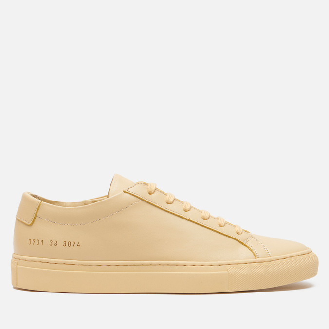 фото Кеды женские common projects original achilles low желтые 37 eu