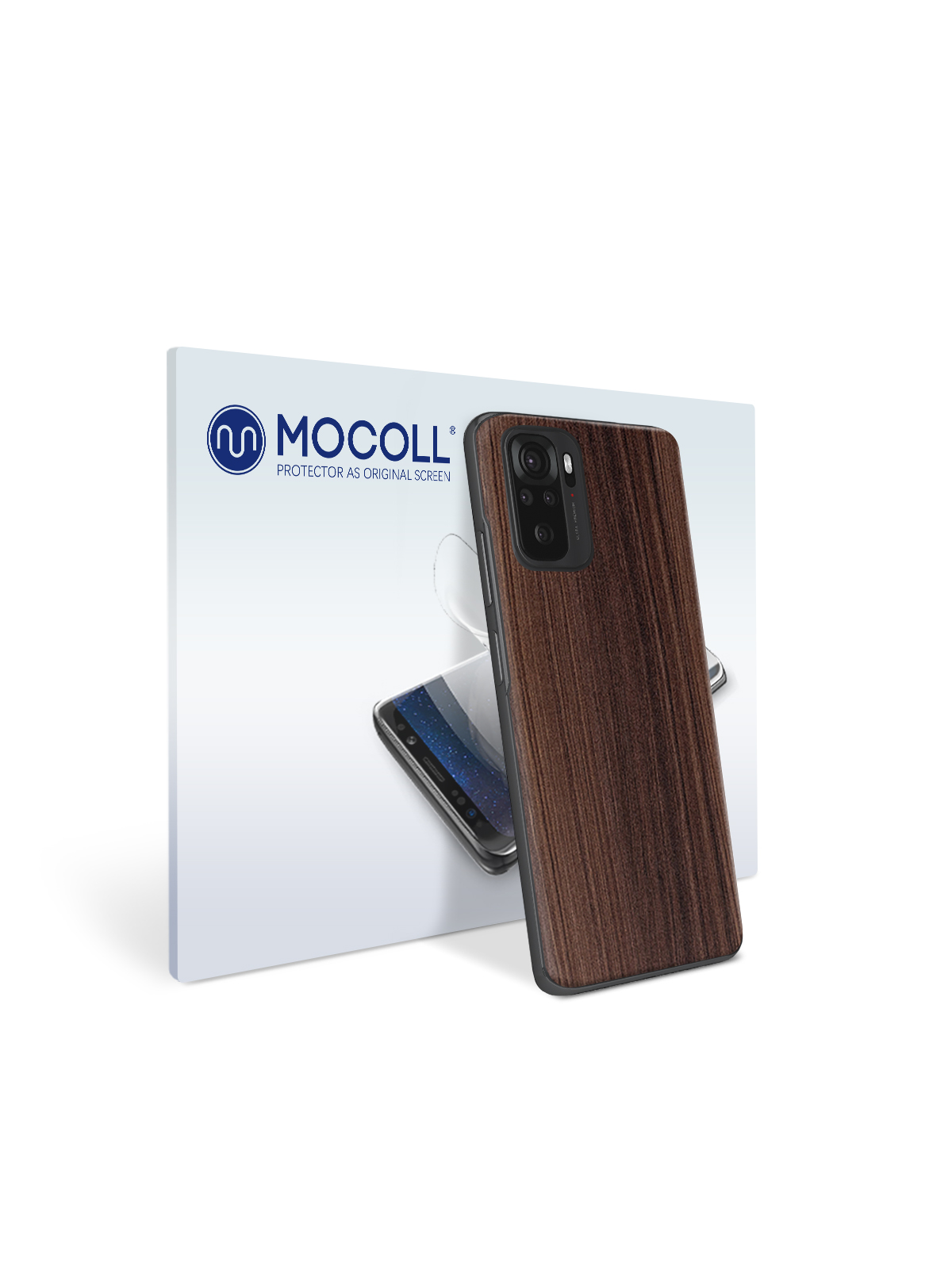 

Пленка защитная MOCOLL для задней панели Xiaomi Redmi Note 10 Дерево Ясень Шимо