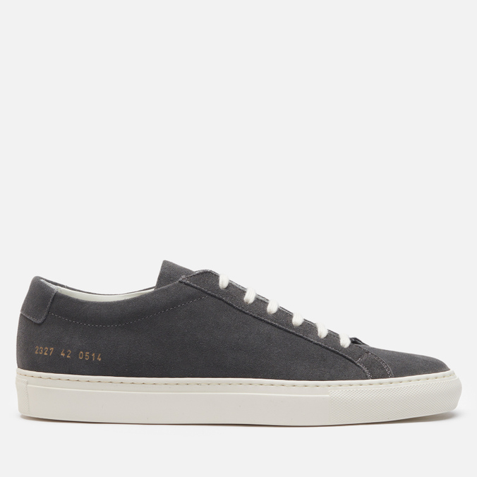 фото Кеды мужские common projects achilles low suede черные 45 eu