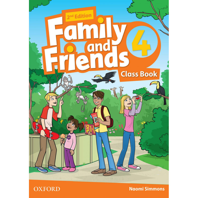 фото Книга family and friends (2nd edition). 4 class book with student's site oxford