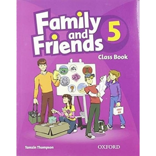 фото Книга family and friends 5. class book with student's site oxford