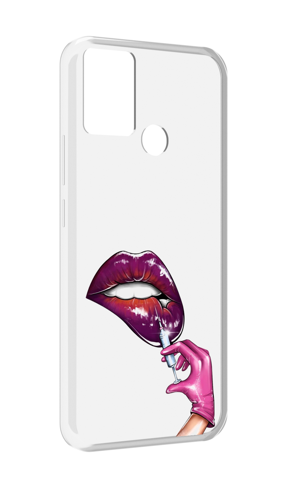 

Чехол MyPads качаем-губы для Infinix Hot 11 Play, Прозрачный, Tocco