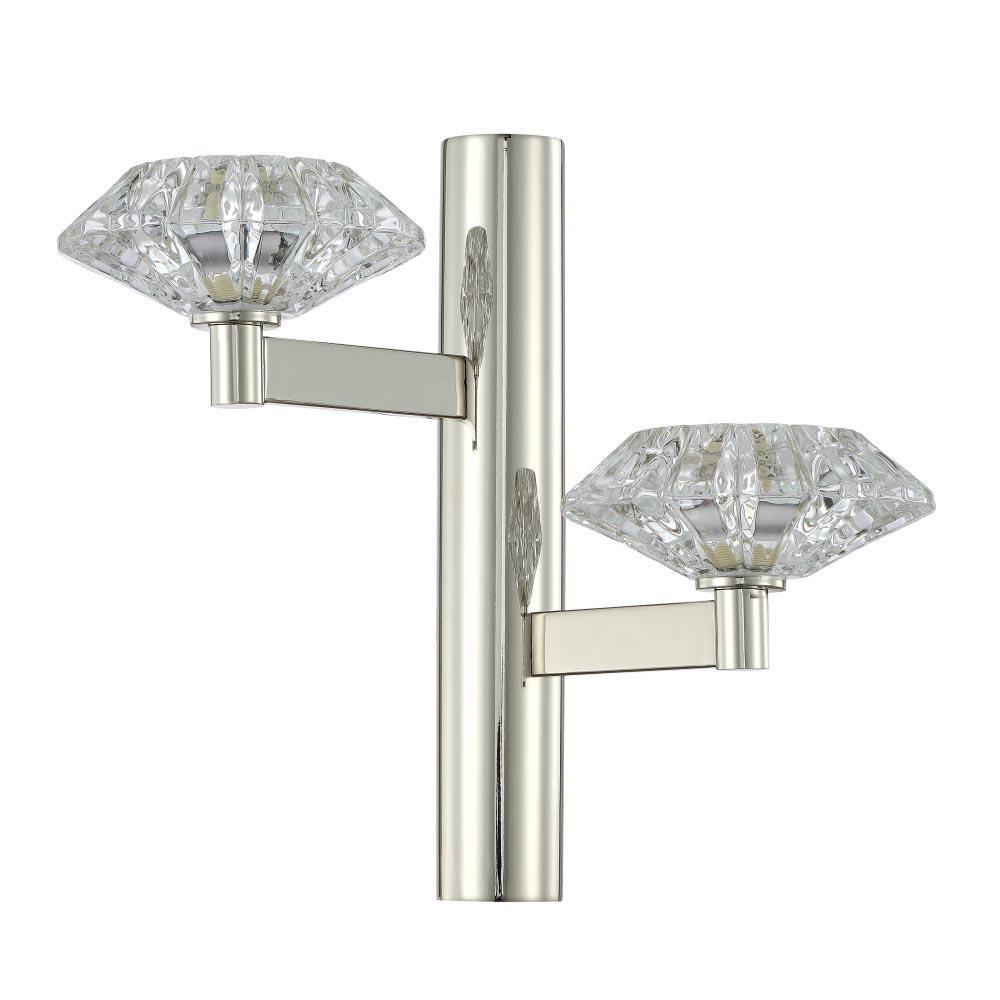 фото Бра crystal lux rebeca ap2 nickel