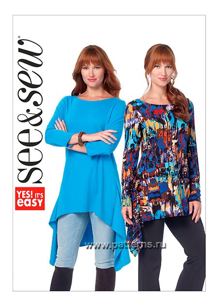 

Выкройка Butterick №6269 — Туник