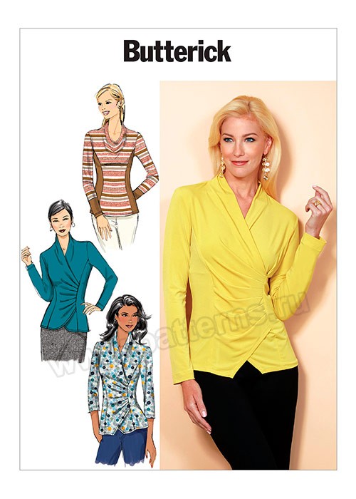 

Выкройка Butterick №6517 — Пуловер