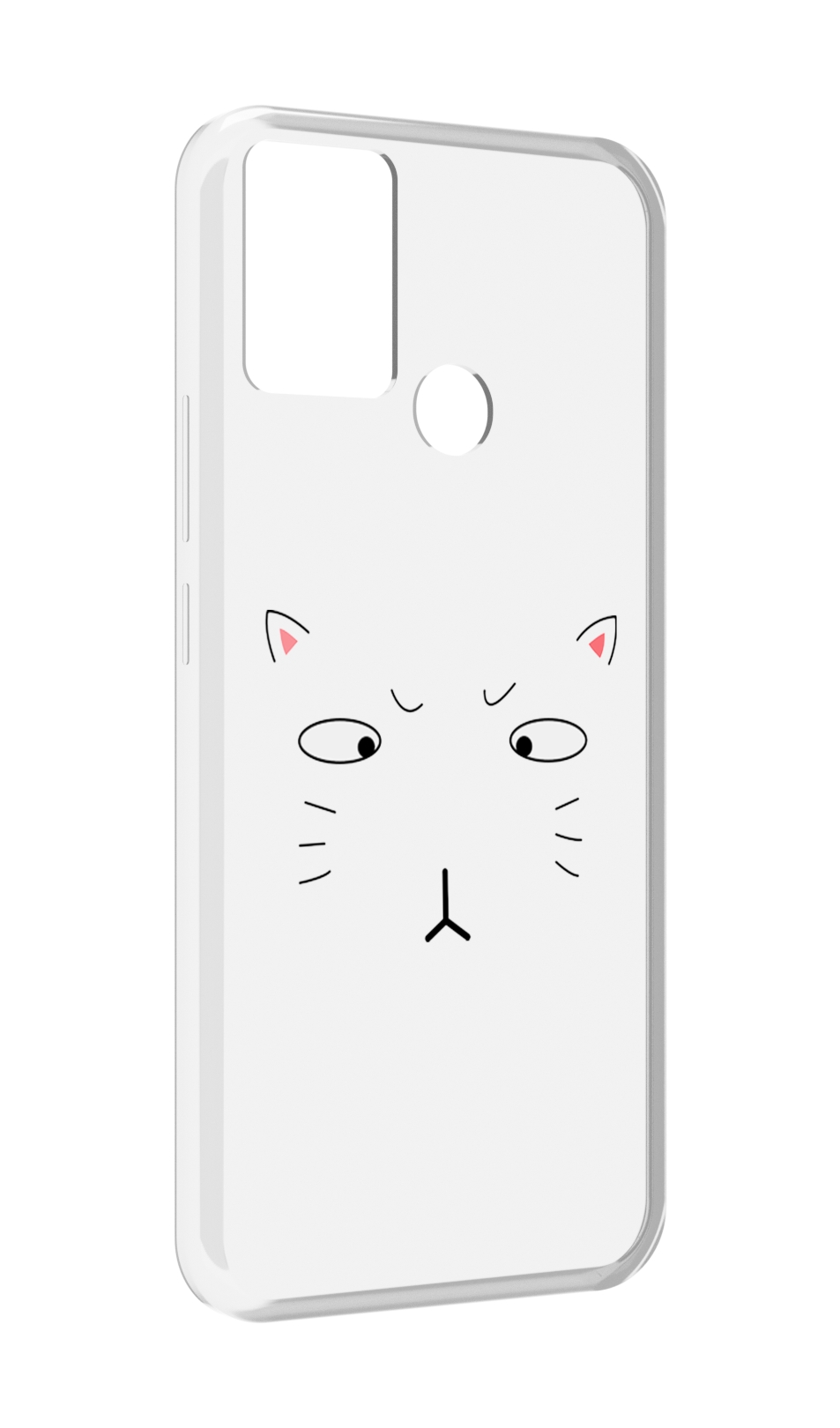

Чехол MyPads кот-части-лица для Infinix Hot 11 Play, Прозрачный, Tocco