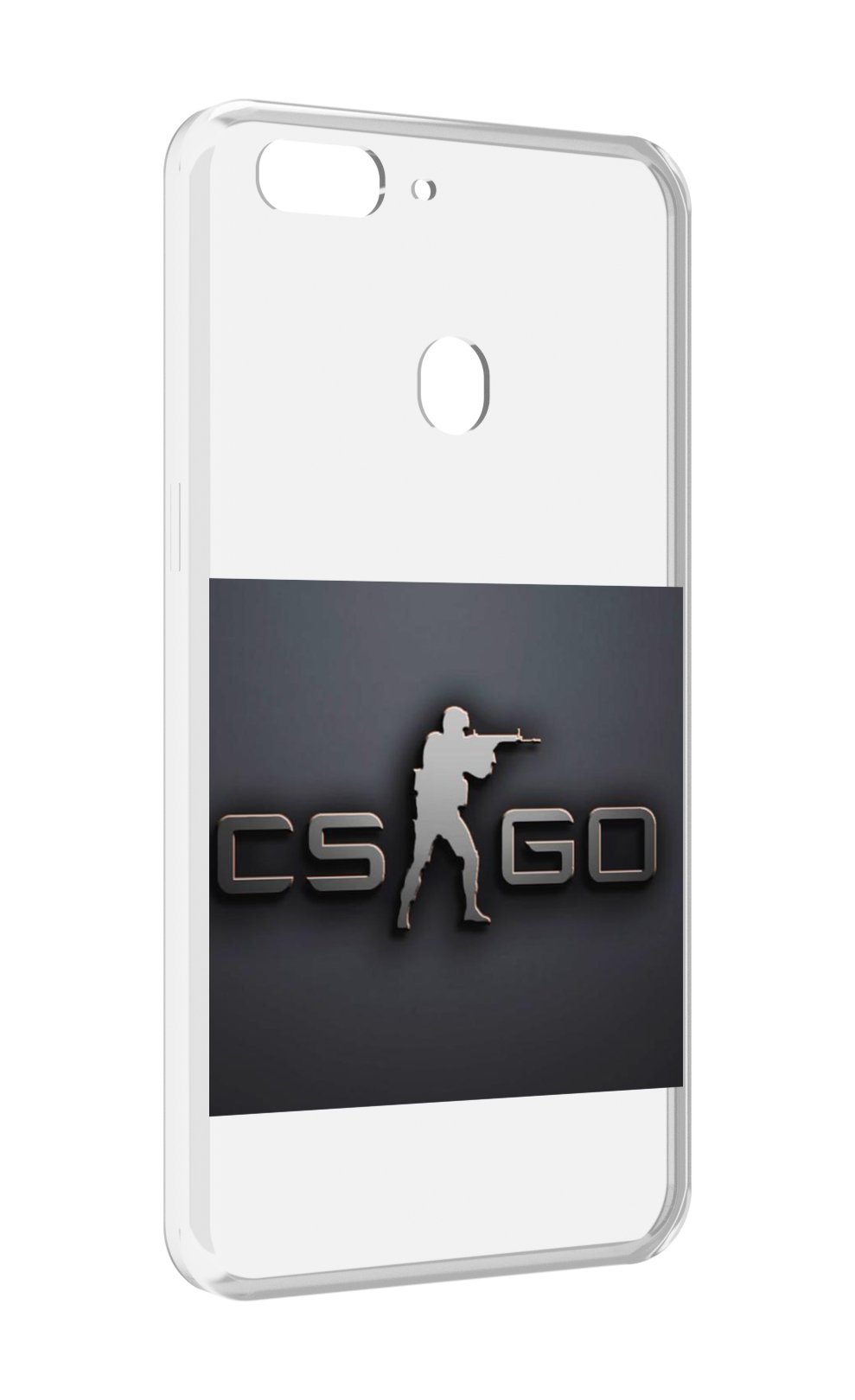 

Чехол MyPads CS go логотип мужской для Oppo Realme 2, Прозрачный, Tocco