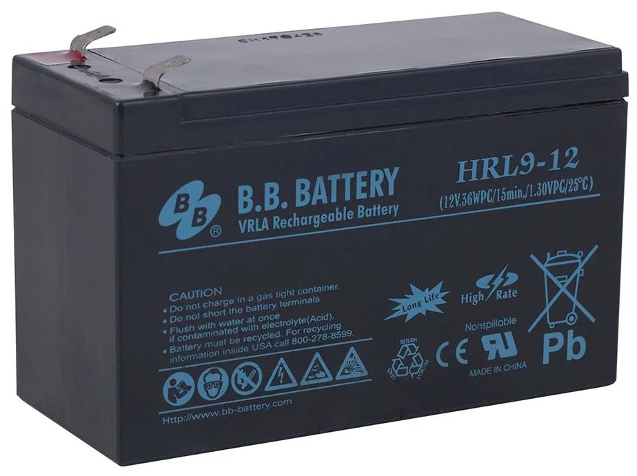 Аккумуляторная батарея для ИБП BB HRL 9-12 12В,  9Ач