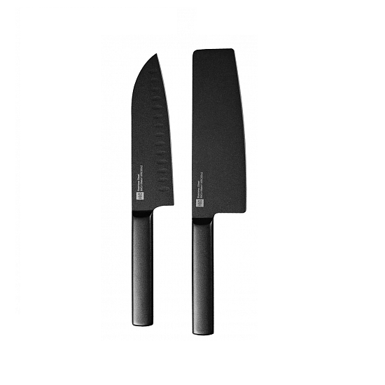 ножей 2шт HuoHou 5Cr15MoV Stainless Steel Knives 2in1