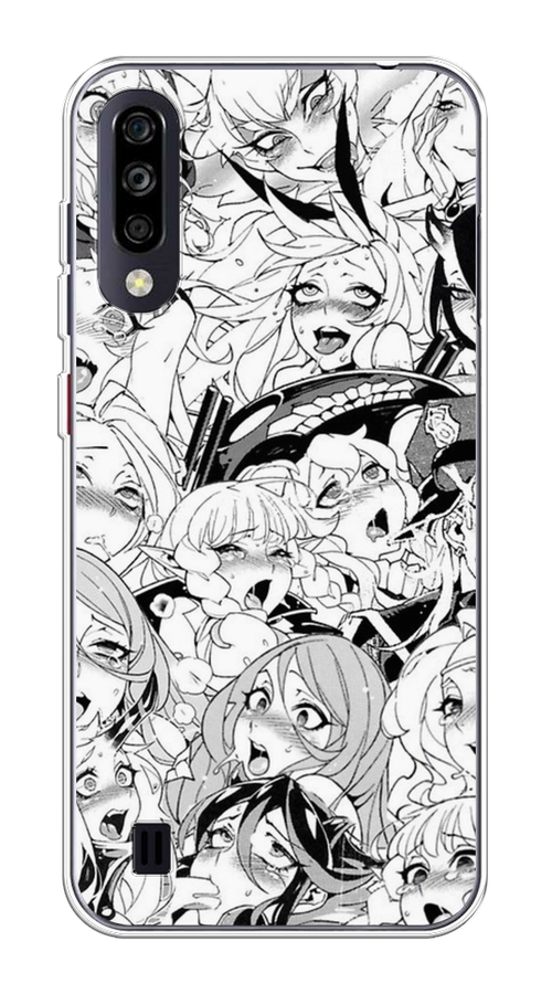 

Чехол на ZTE Blade A7 (2020) "Ахегао манга тян", Черный;белый;серый, 133750-1
