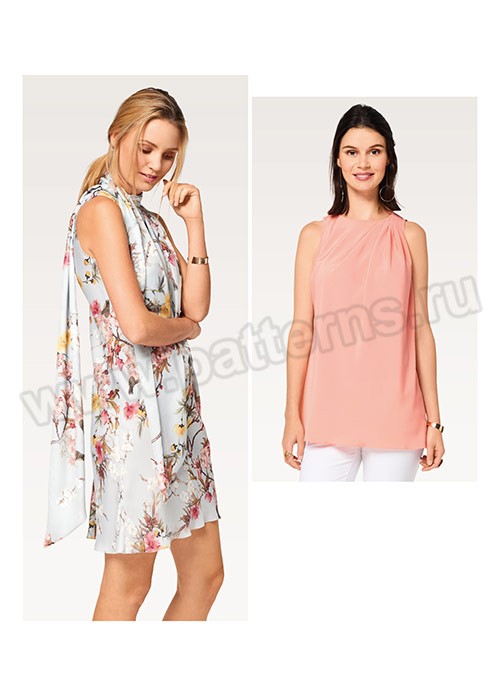 

Выкройка Burda №6503 — Платье, Топ