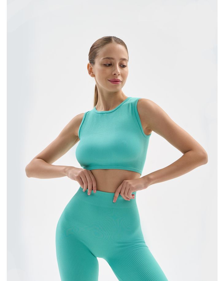

Топ женский Mademoiselle 1510 Crop top Rib красный S/M, 1510 Crop top Rib