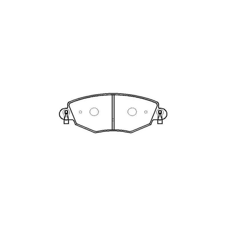 

Тормозные колодки HSB передение HP9435