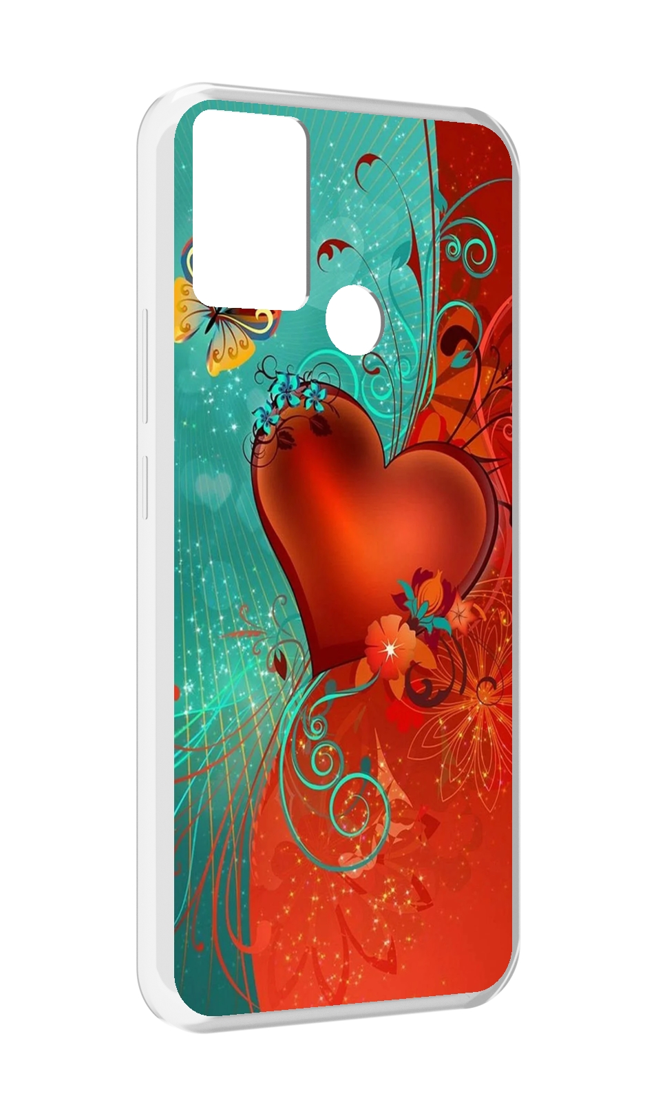 

Чехол MyPads красивые-яркие-сердечки для Infinix Hot 11 Play, Прозрачный, Tocco