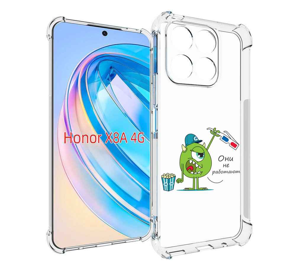 

Чехол MyPads Очки не работают для Honor X8a, Tocco