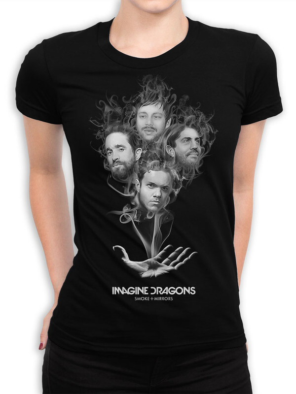 фото Футболка женская design heroes imagine dragons черная 2xl