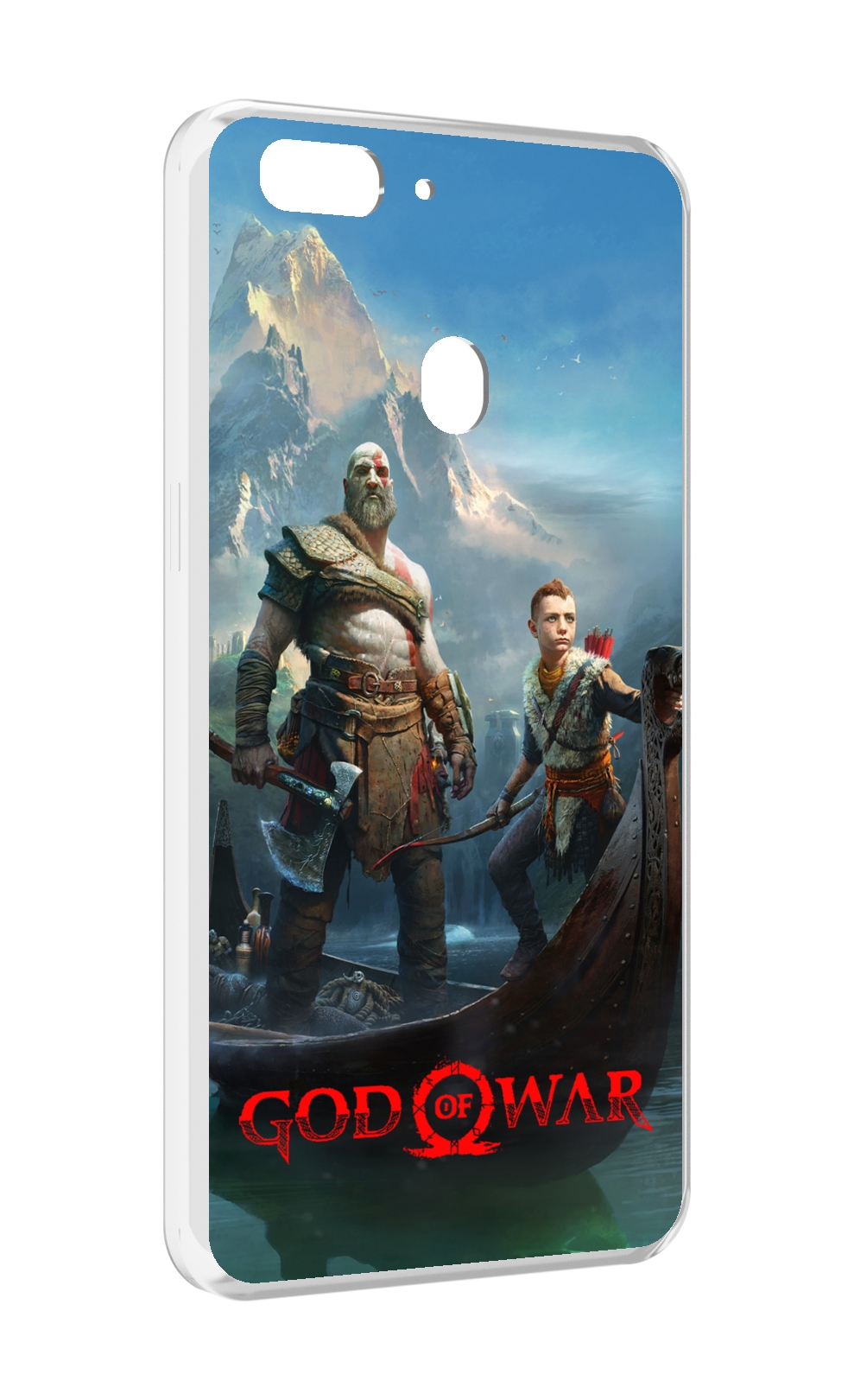 

Чехол MyPads God Of War Кратос Атрей для Oppo Realme 2, Прозрачный, Tocco