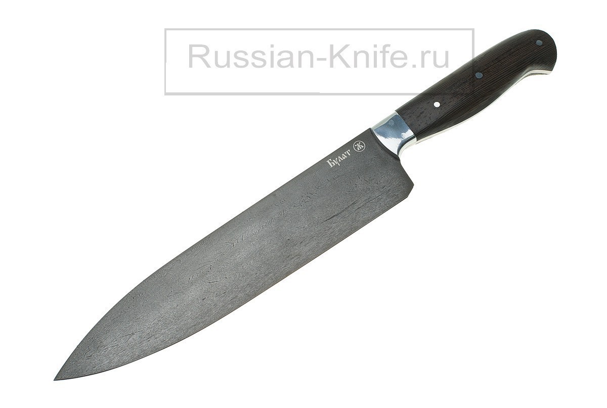 

Шеф повар №1 Профи, (сталь булат), венге ц.м., А.Жбанов