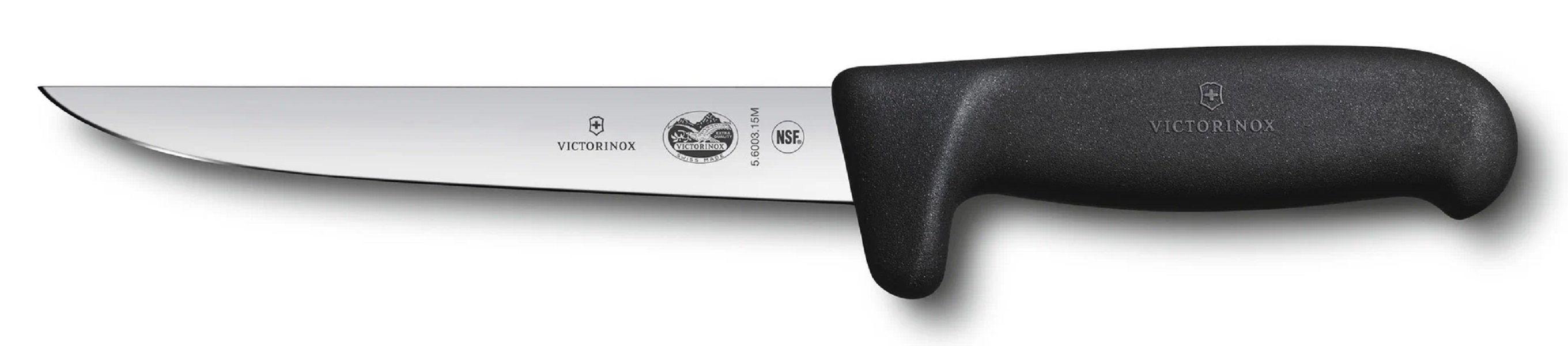 

Нож кухонный Victorinox Fibrox обвалочный лезв.150мм черный