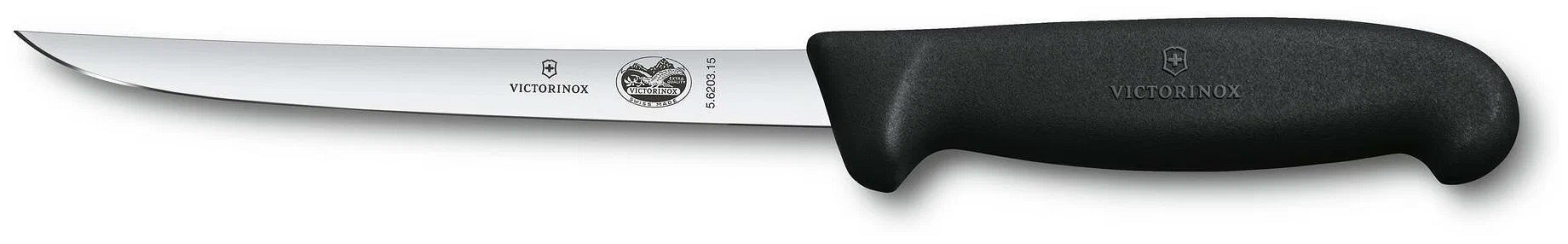 

Нож кухонный Victorinox Fibrox обвалочный лезв.150мм черный