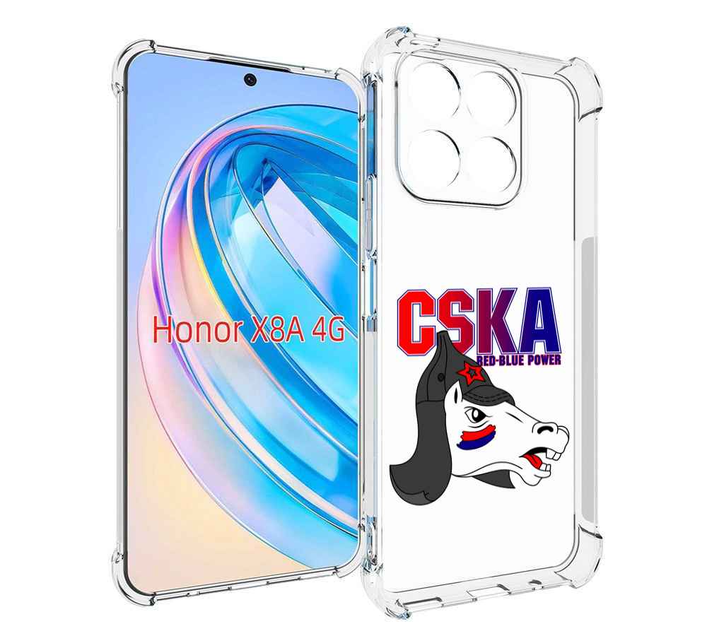 

Чехол MyPads ФК ЦСК лошадка россия для Honor X8a, Tocco