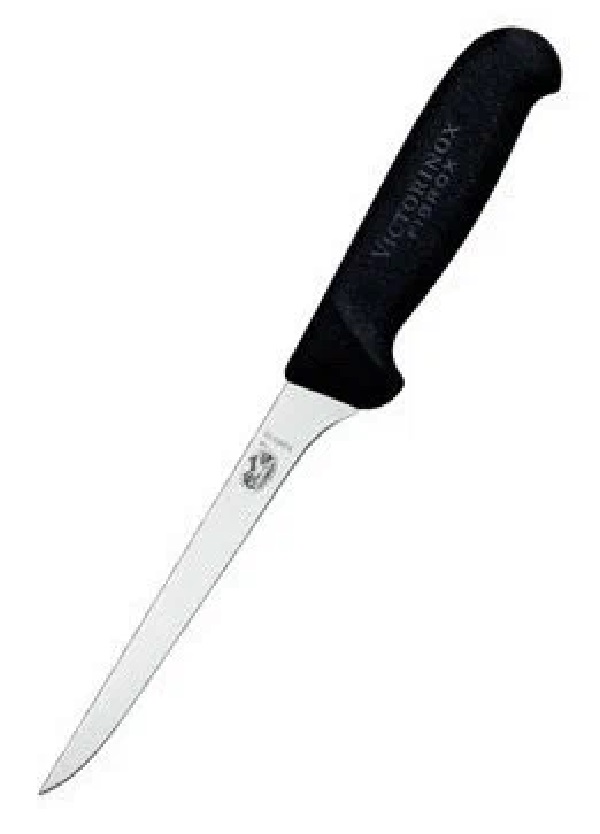 

Нож кухонный Victorinox Fibrox обвалочный для мяса лезв.120мм черный