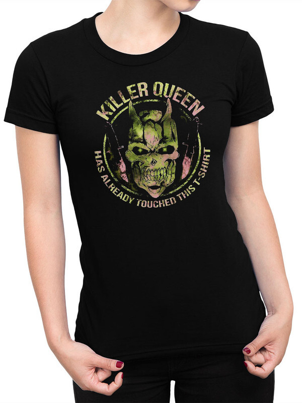 фото Футболка женская design heroes killer queen - джоджо черная 2xl