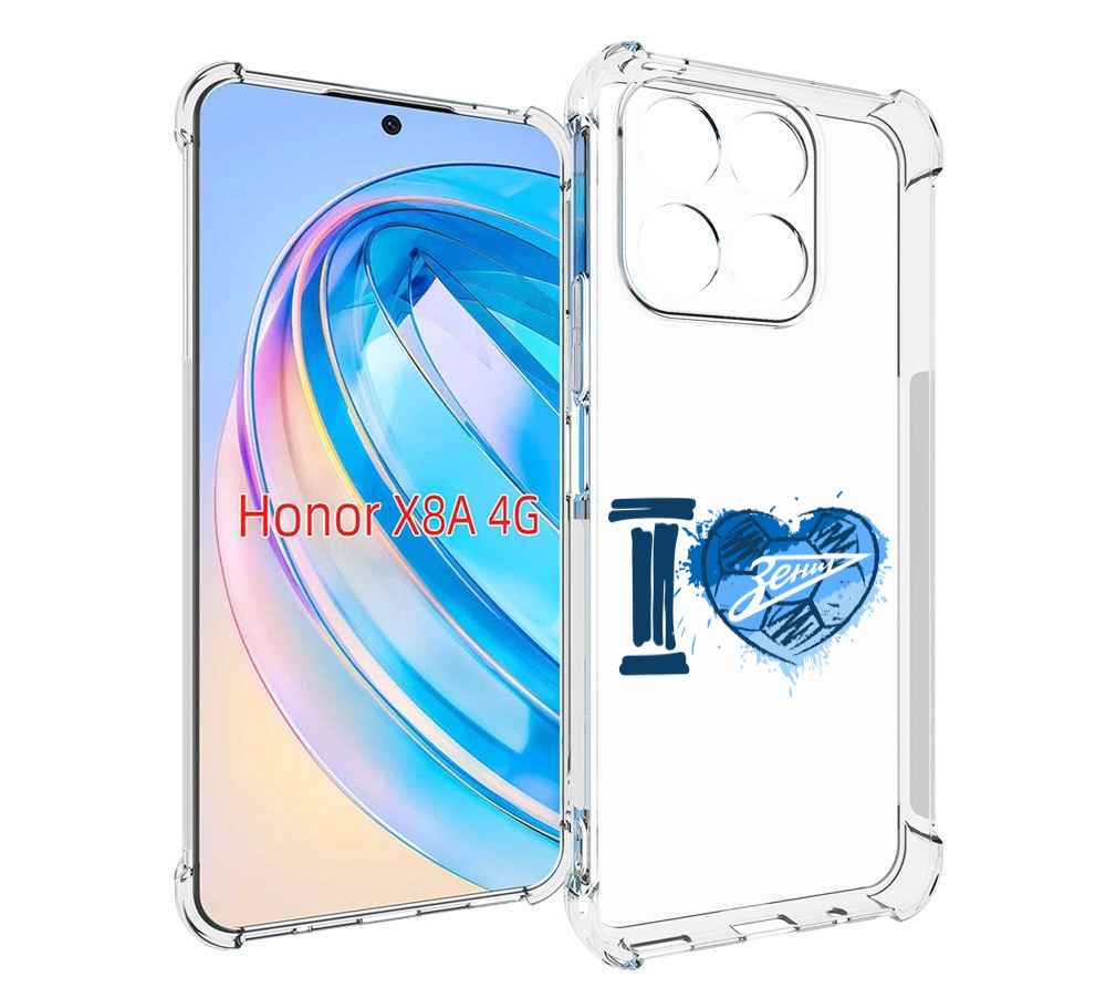 

Чехол MyPads ФК я люблю зенит для Honor X8a, Tocco