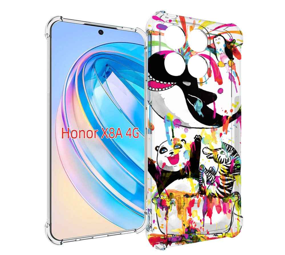 

Чехол MyPads Хиппи кит для Honor X8a, Tocco