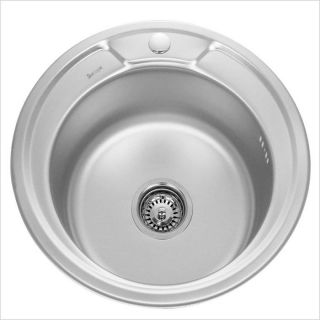 фото Мойка врезная skl 490 eco 0.8/180 1e матовая sinklight