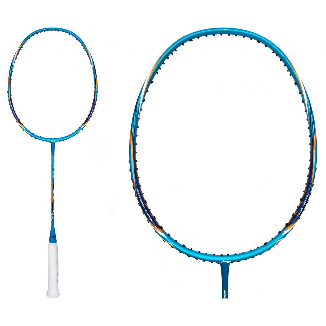 

Ракетка для бадминтона Li-Ning Bladex 200, 4UG5, без струны, Синий, Bladex200 .