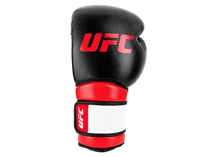 Боксерские перчатки UFC черный/красный/серый, 12 унций