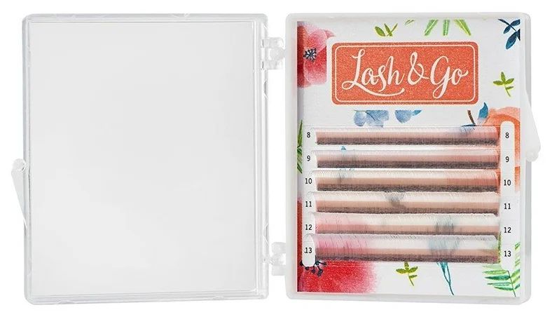 

Ресницы Lash&Go Белые 6 линий mix изгиб C толщина 0,07 длина 7-12, Белый