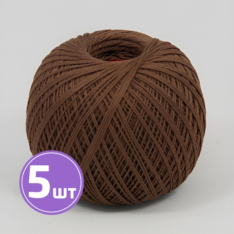 

Пряжа ПНК им.Кирова Роза 6512 тоффи 5 шт. по 50 г, Коричневый