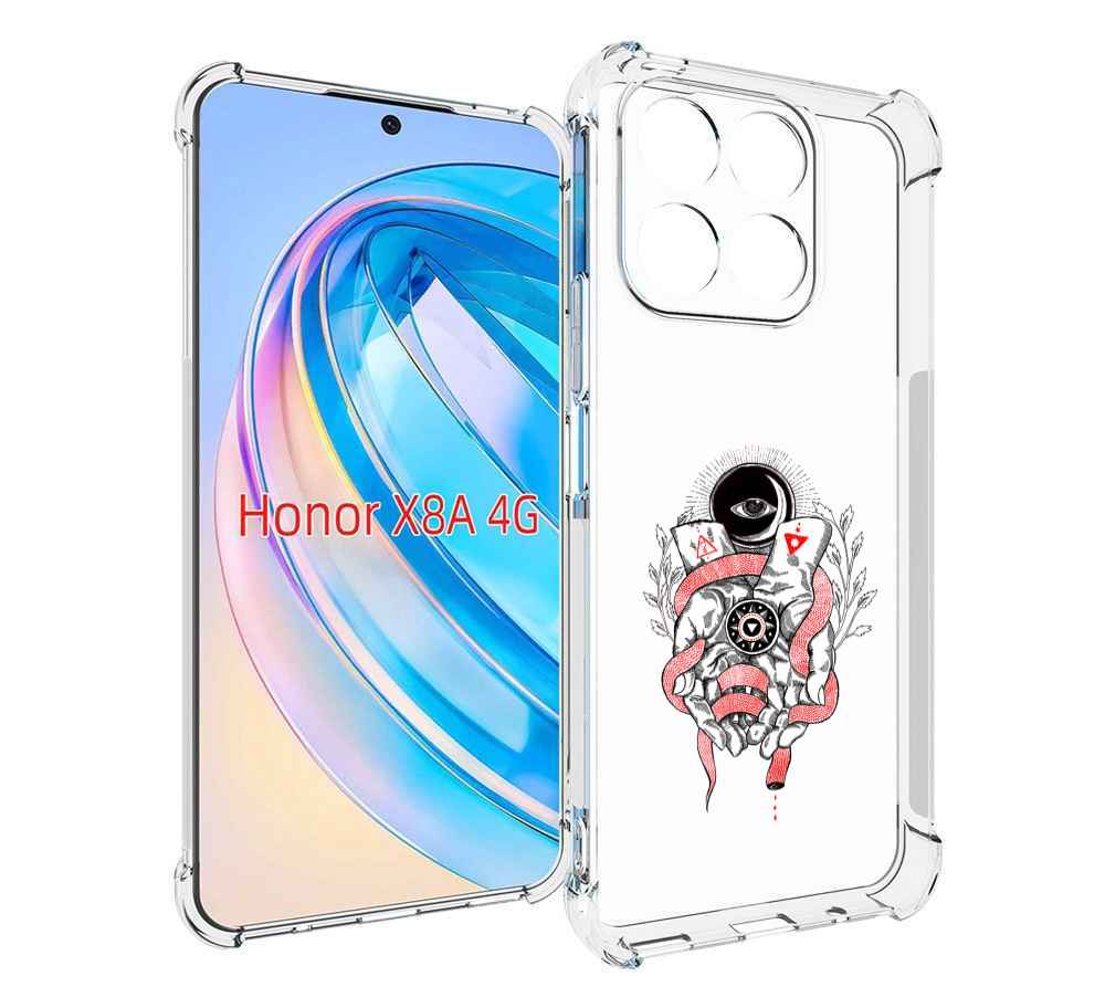 

Чехол MyPads абстрация связанные руки для Honor X8a, Tocco