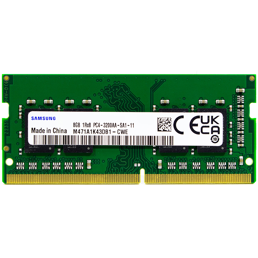 

Оперативная память Samsung M471A1K43DB1-CWE DDR4 1x8Gb 3200MHz, M471A1K43DB1-CWE